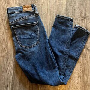 American Eagle Next Level Stretch High Rise Jeggings! Size 2 X-Short. Like new!